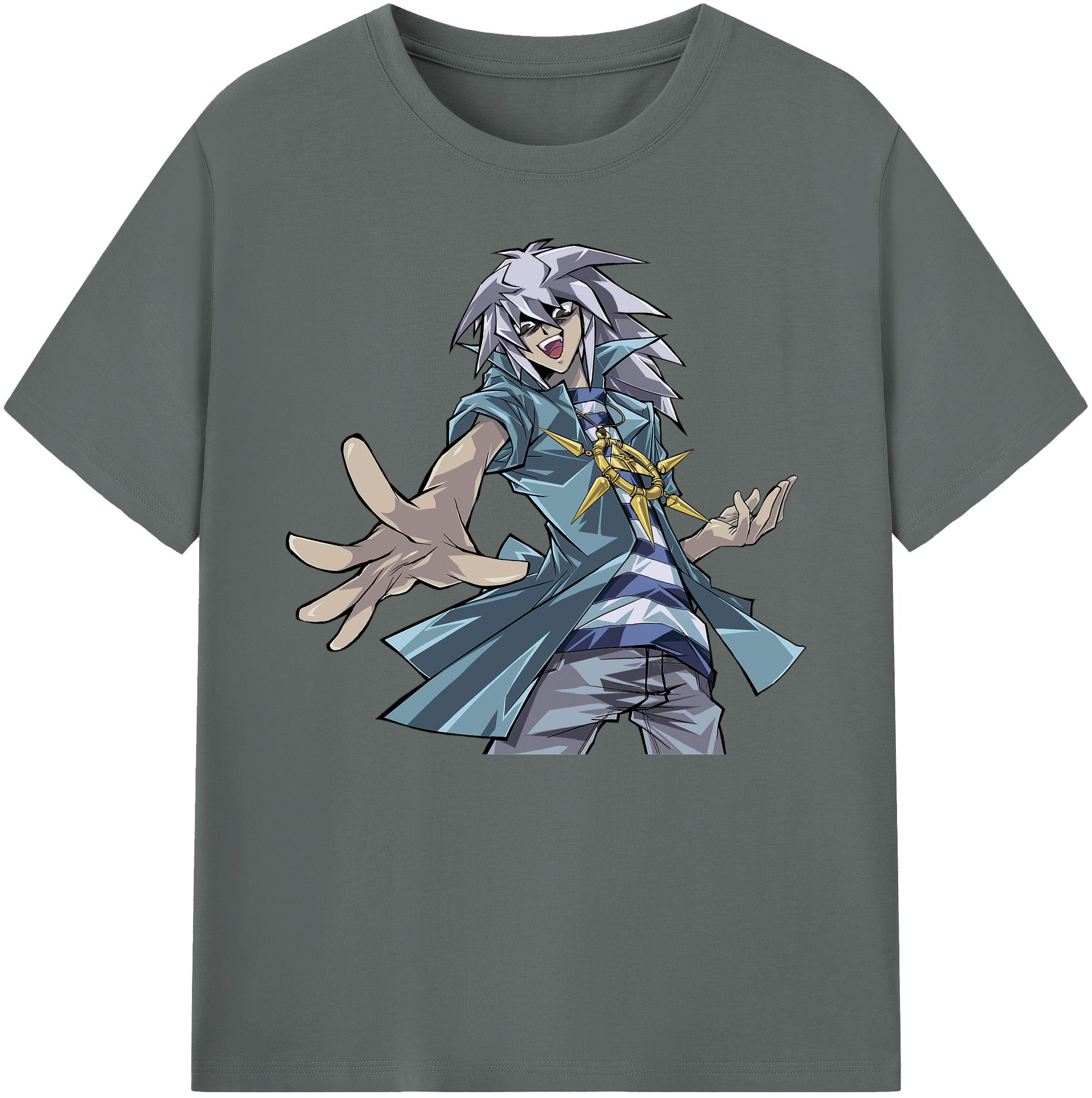（画像用） 遊☆戯☆王 Yu-Gi-Oh! 綿100％ メンズ半袖Tシャツ｜肌触りやわらか＆通気性